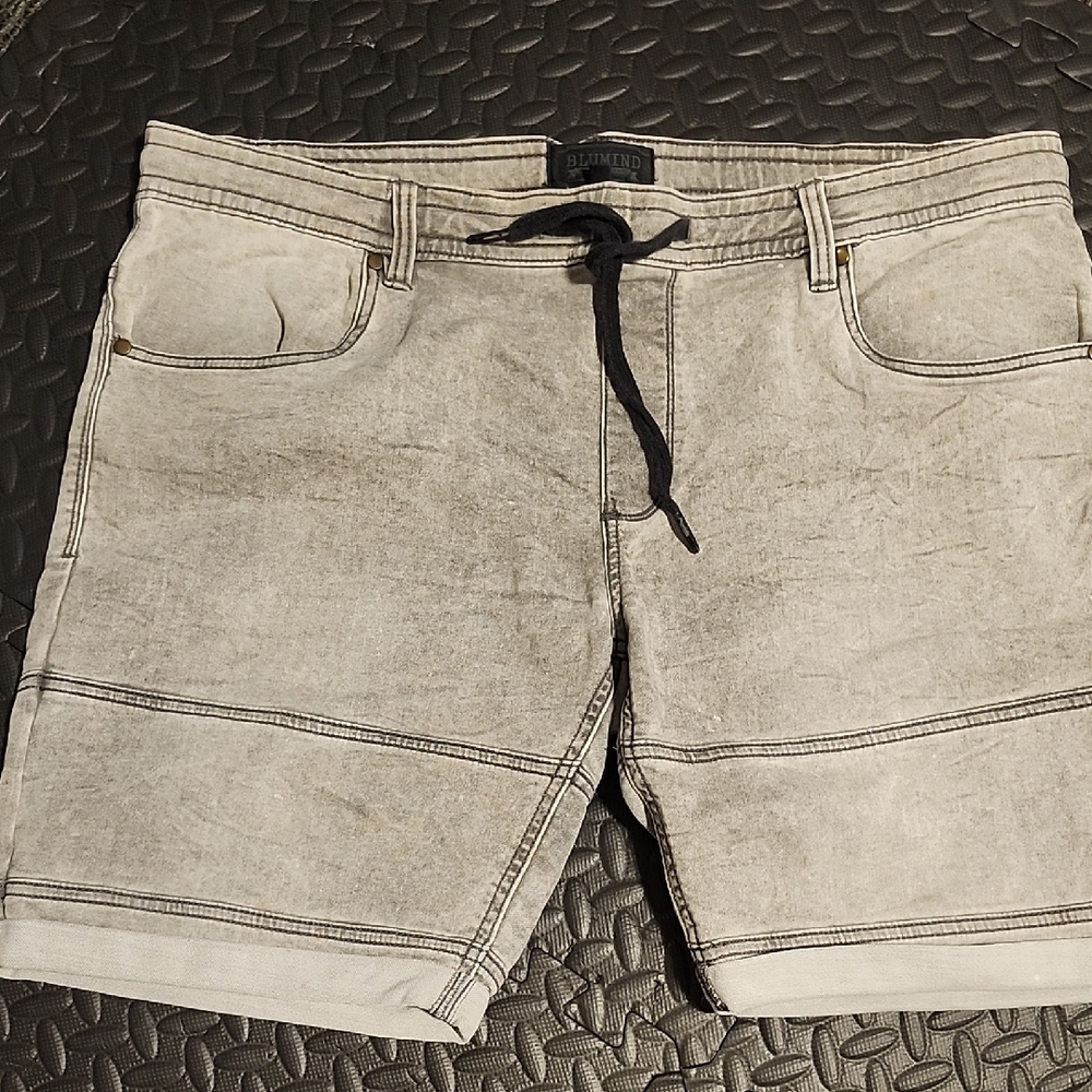 Blumind Men's Gray Denim Shorts Size L